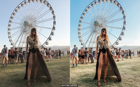 6 Mobile Lightroom Presets Coachella in Add-Ons - product preview 2