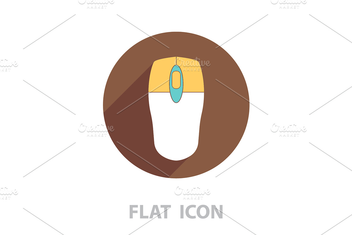 mouse icon. vector illustration in Icons - product preview 8