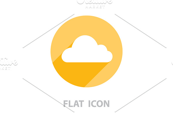 Cloud icon. Vector illustration