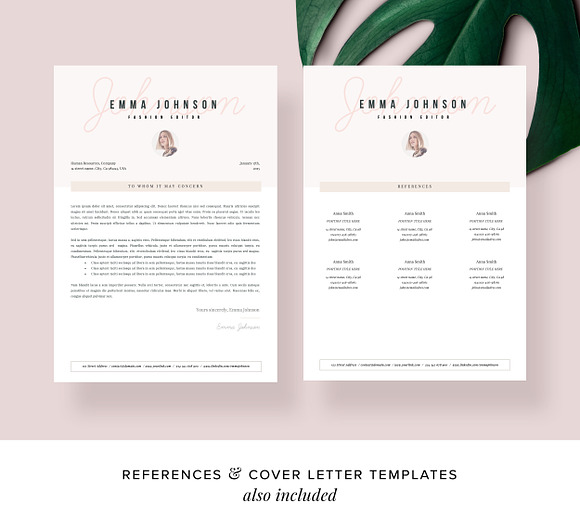 Resume Template "Champs-Élysées" in Resume Templates - product preview 4
