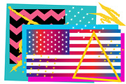 American flag, USA, symbol backgroun