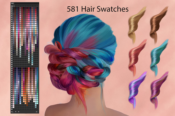 Hair Swatches in Add-Ons - product preview 1