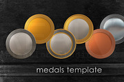 medals template of Champion concept
