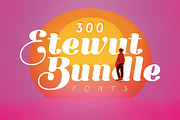 Etewut bundle (300 fonts)