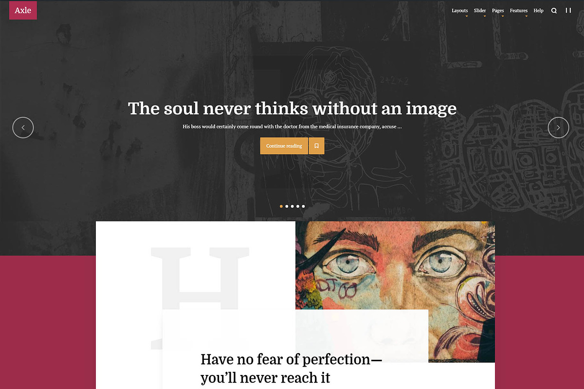 Axle. Personal WordPress theme in WordPress Blog Themes - product preview 8