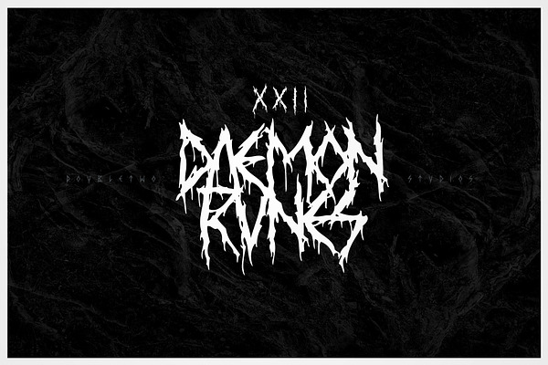 XXII Daemon Runes