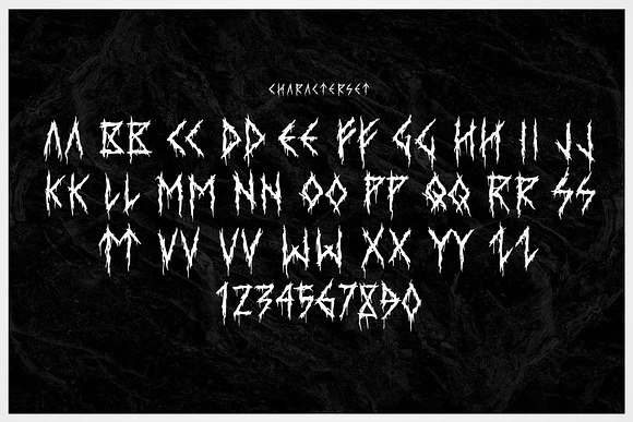 XXII Daemon Runes in Symbol Fonts - product preview 2