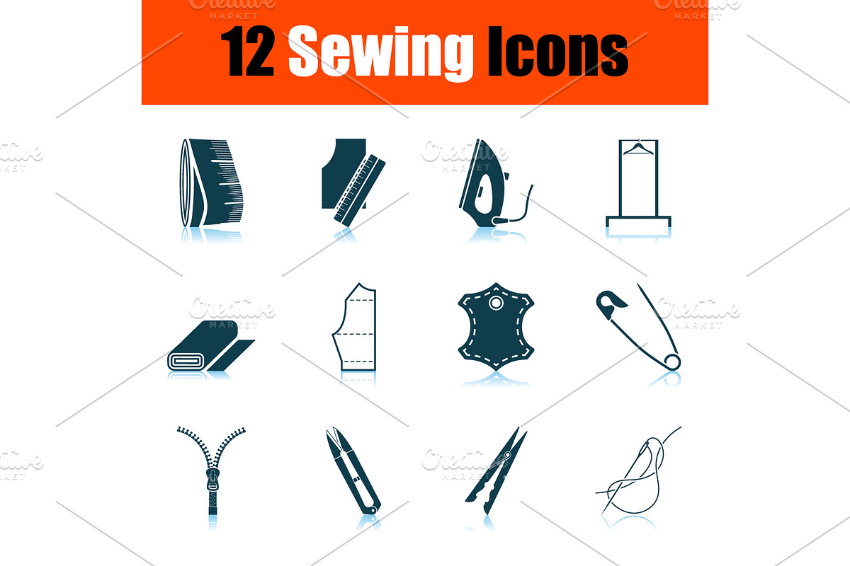 Sewing Icon Set in Icons - product preview 8