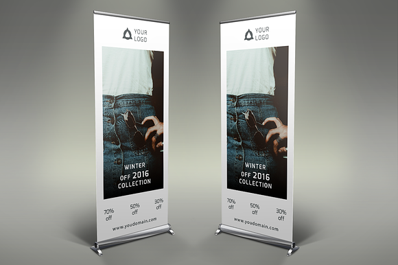 Fashion Style - Roll Up Banners in Presentation Templates - product preview 5