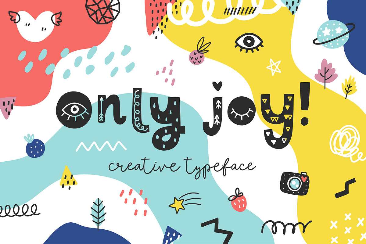 Only Joy typeface - Summer font in Display Fonts - product preview 8
