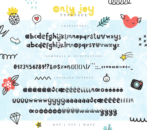 Only Joy typeface - Summer font in Display Fonts - product preview 6