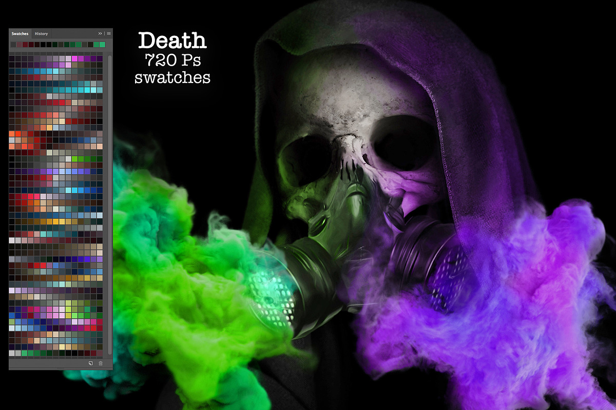 Death Swatches in Photoshop Color Palettes - product preview 8