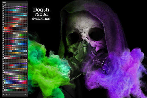 Death Swatches in Photoshop Color Palettes - product preview 1