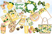 Summer Lemons Planner Clipart