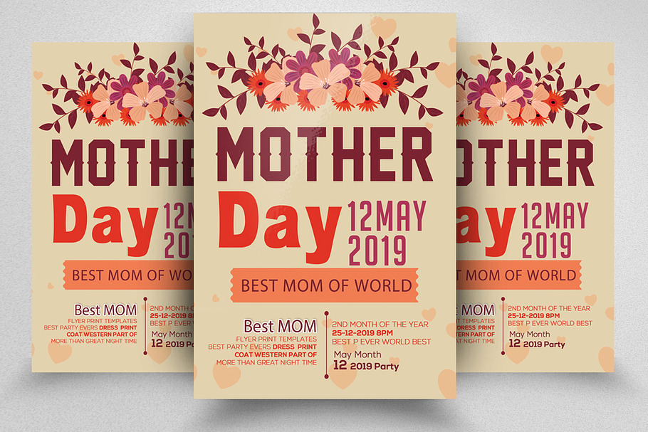 Happy Mother's Day Vintage Flyer