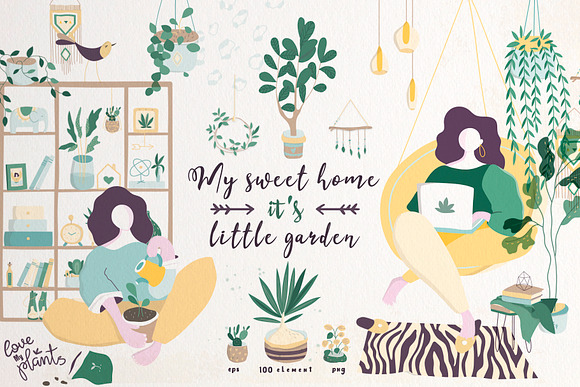 My Sweet Home and Little Garden in Illustrations - product preview 1