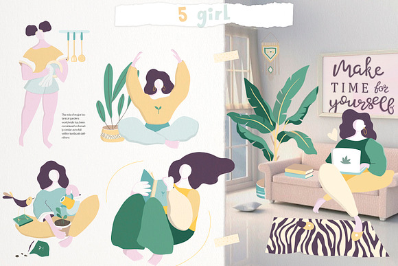 My Sweet Home and Little Garden in Illustrations - product preview 3