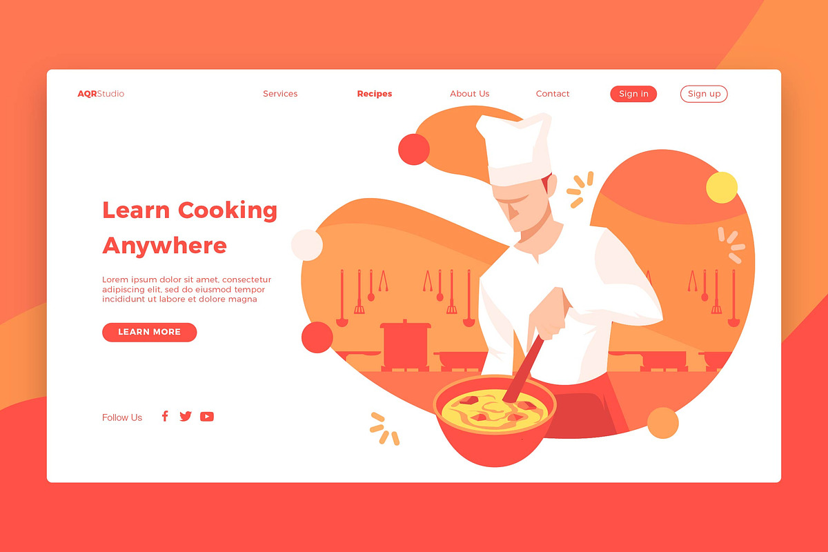 Learning Cook - Banner & LandingPage in Web Elements - product preview 8