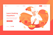 Learning Cook - Banner & LandingPage