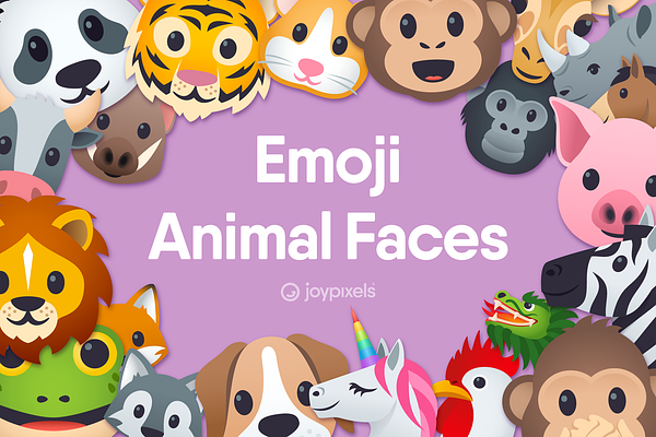 Emoji Animal Faces by JoyPixels®