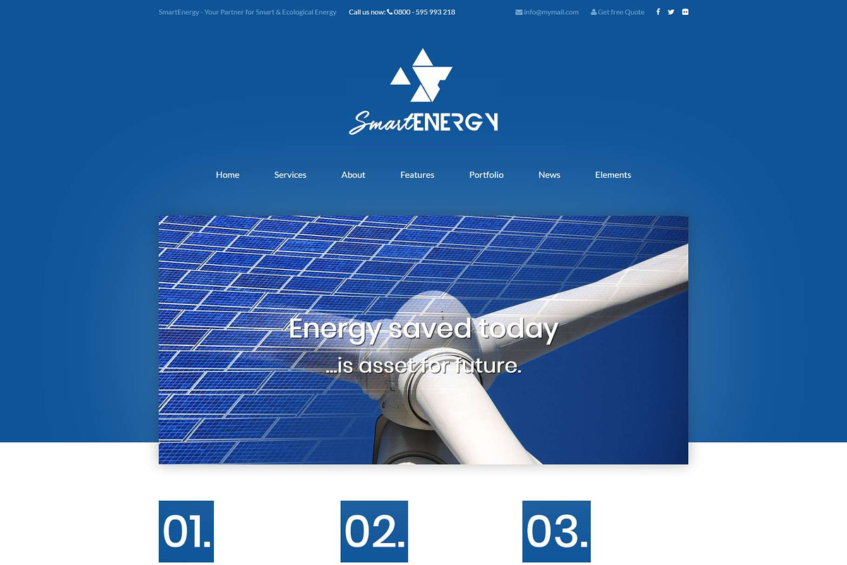 SmartEnergy - Energy Consultant in WordPress Business Themes - product preview 8