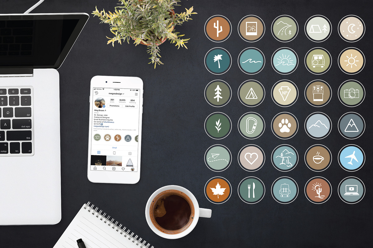 30 Travel Instagram Highlight Icons in Travel Icons - product preview 8