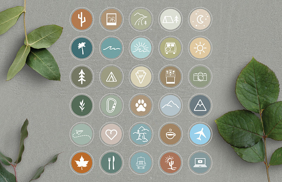 30 Travel Instagram Highlight Icons in Travel Icons - product preview 1
