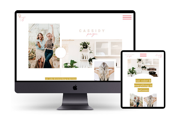 Website Template | Cassidy Paige