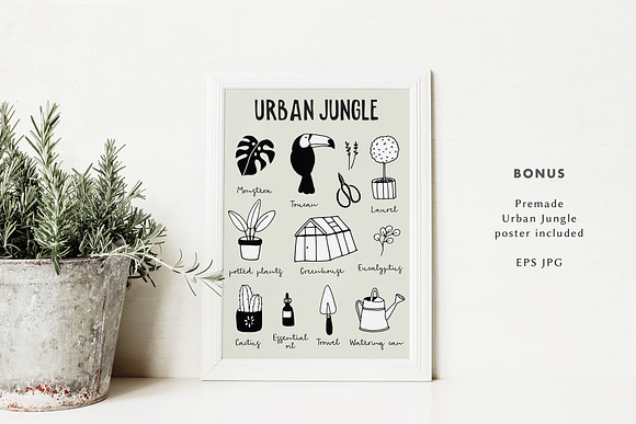 100 SUMMER hand drawn icons & logos in Illustrations - product preview 10