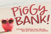 Piggy Bank: casual handwriting font!