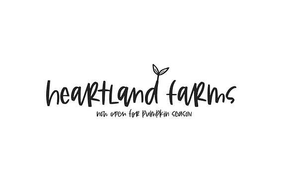 Farmland Fresh Duo and Doodles Font in Script Fonts - product preview 1