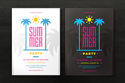 Summer Party Flyer Template Summer