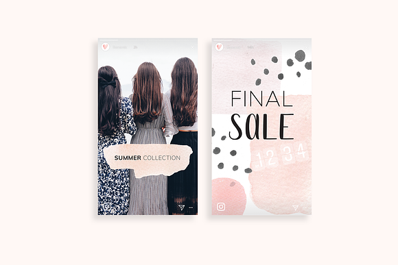 Romantic Instagram Stories Template in Instagram Templates - product preview 2
