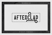 Afterclap typeface - 3 styles