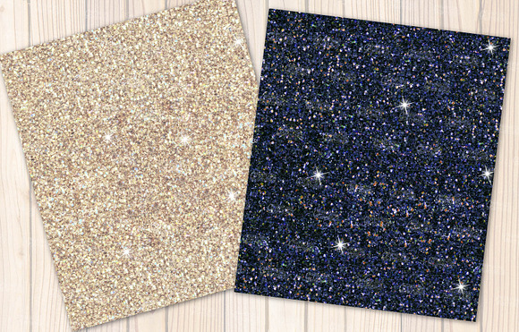 4th of July seamless glitter set in Textures - product preview 1