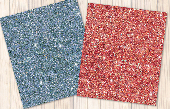 4th of July seamless glitter set in Textures - product preview 5