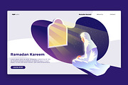 Ramadan Pray - Banner & Landing Page