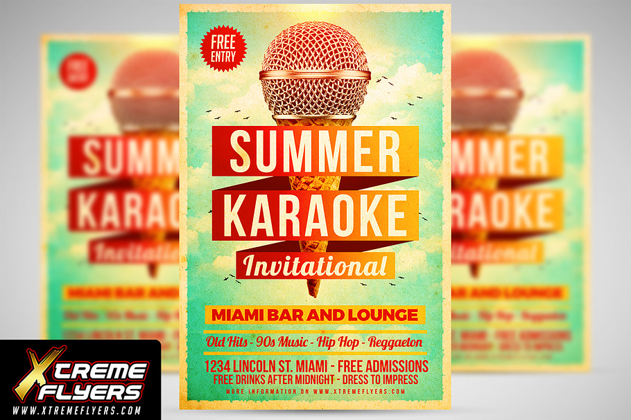 Summer Karaoke Flyer