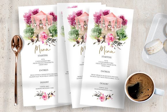 The set of cards for the wedding in Wedding Templates - product preview 1