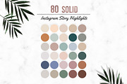 80 Solid Instagram Highlight Covers
