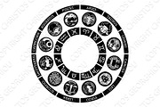 Zodiac astrology horoscope star