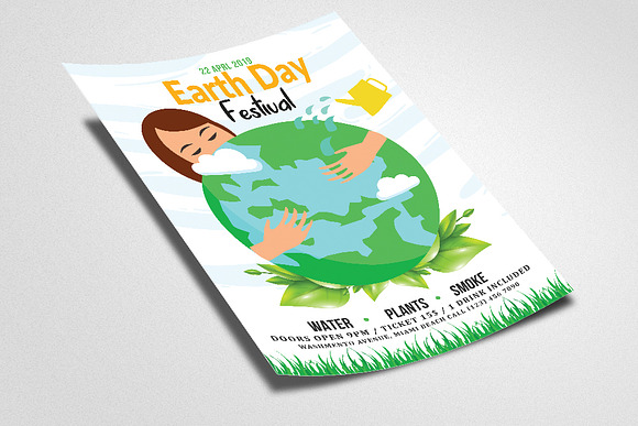 Earth Day Flyer Psd Templates in Flyer Templates - product preview 1
