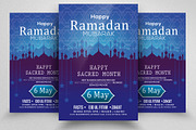 Happy Ramadan Psd Flyer Template