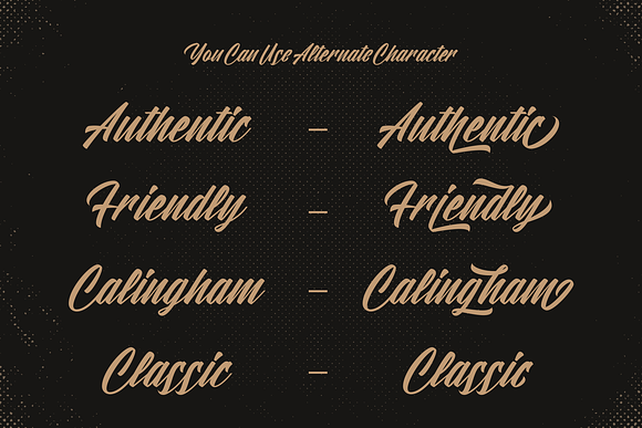 Atlantic Time in Script Fonts - product preview 7