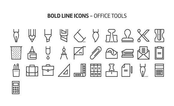 Bold Line Icons in Text Message Icons - product preview 68