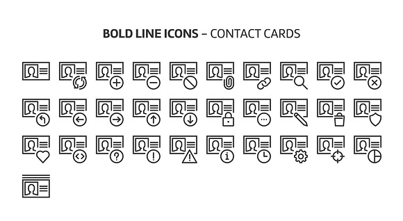 Bold Line Icons in Text Message Icons - product preview 73