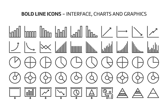 Bold Line Icons in Text Message Icons - product preview 75