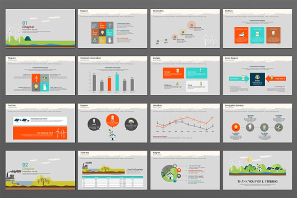 Eco-Friendly Energy in PowerPoint Templates - product preview 3