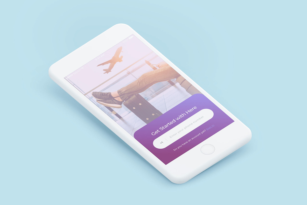 Travel App Template Sketch in App Templates - product preview 8