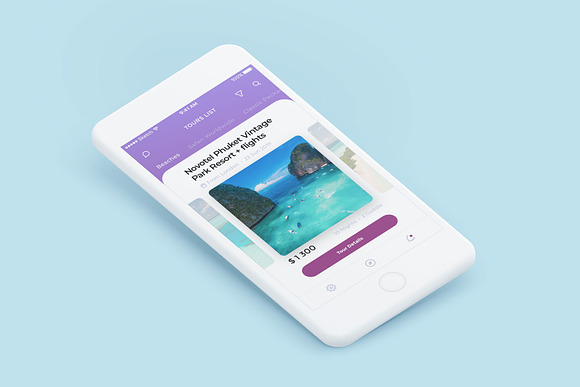 Travel App Template Sketch in App Templates - product preview 3